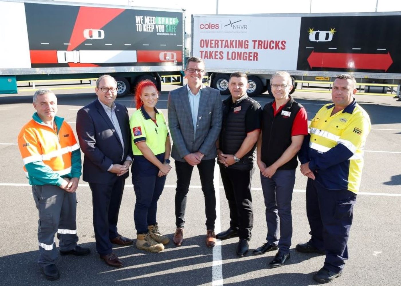 Coles trucks to be used in national road safety campaign