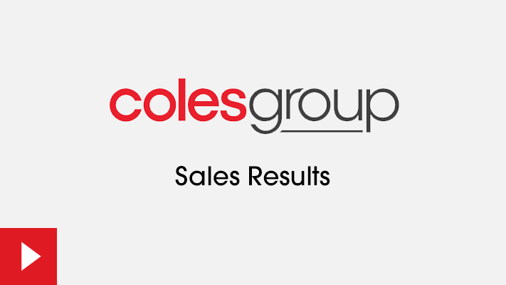 Coles Group 3Q24 Results Webcast